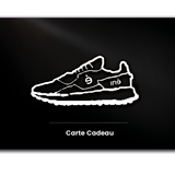 Carte cadeau digitale noire satinée de la marque iné, sneakers vegan disponibles du 36 au 46