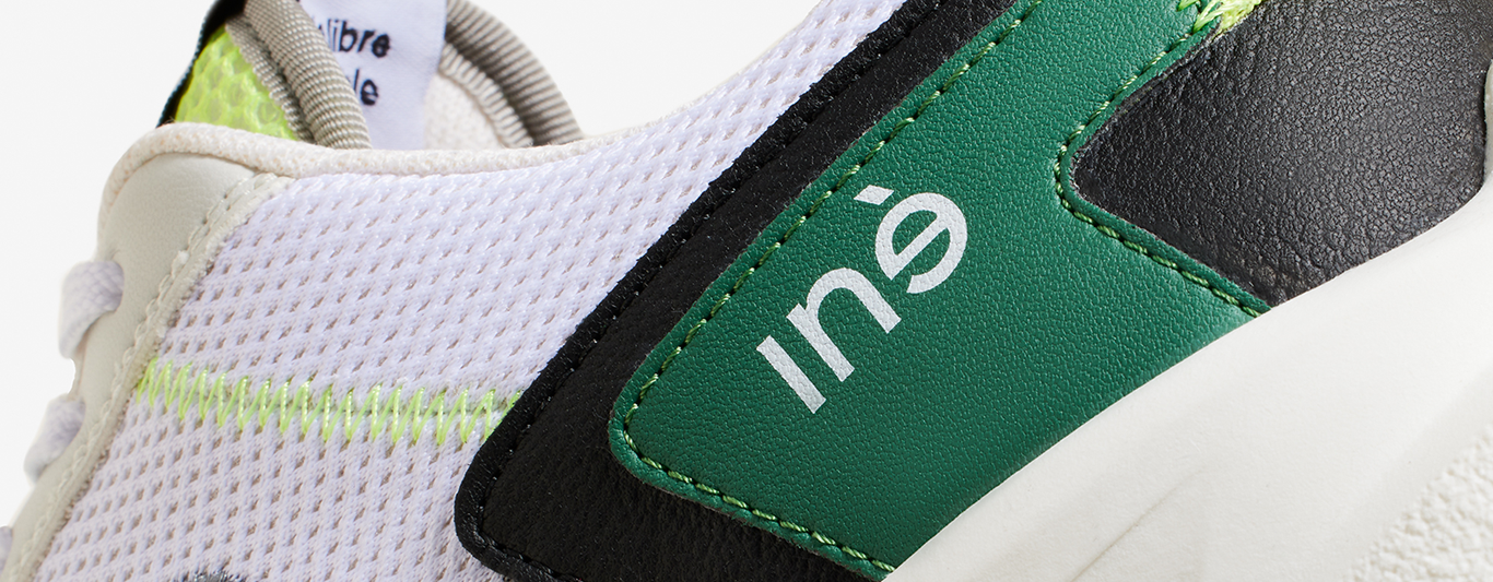 Basket de la marque de sneakers iné vegan et unisexes de profil