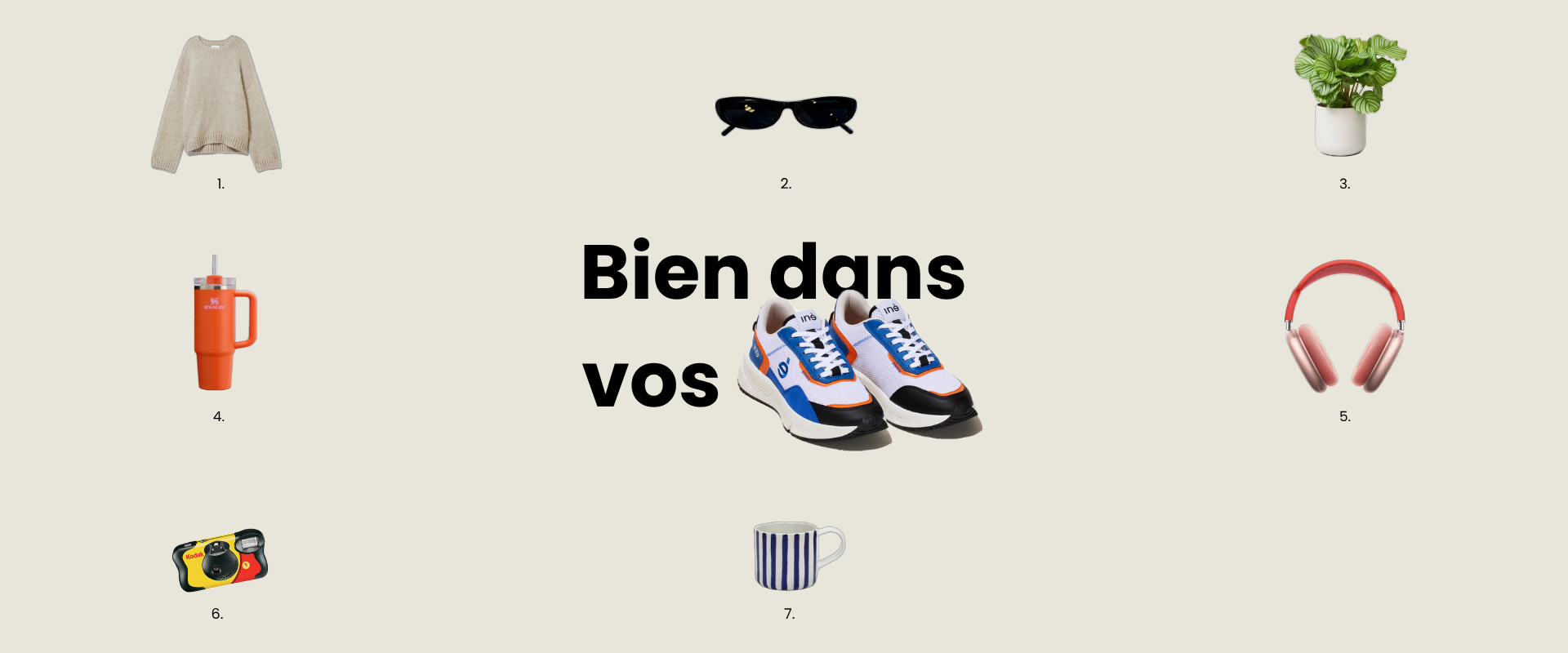 Sneakers vegan et unisexes de la marque iné de couleur orange et bleu