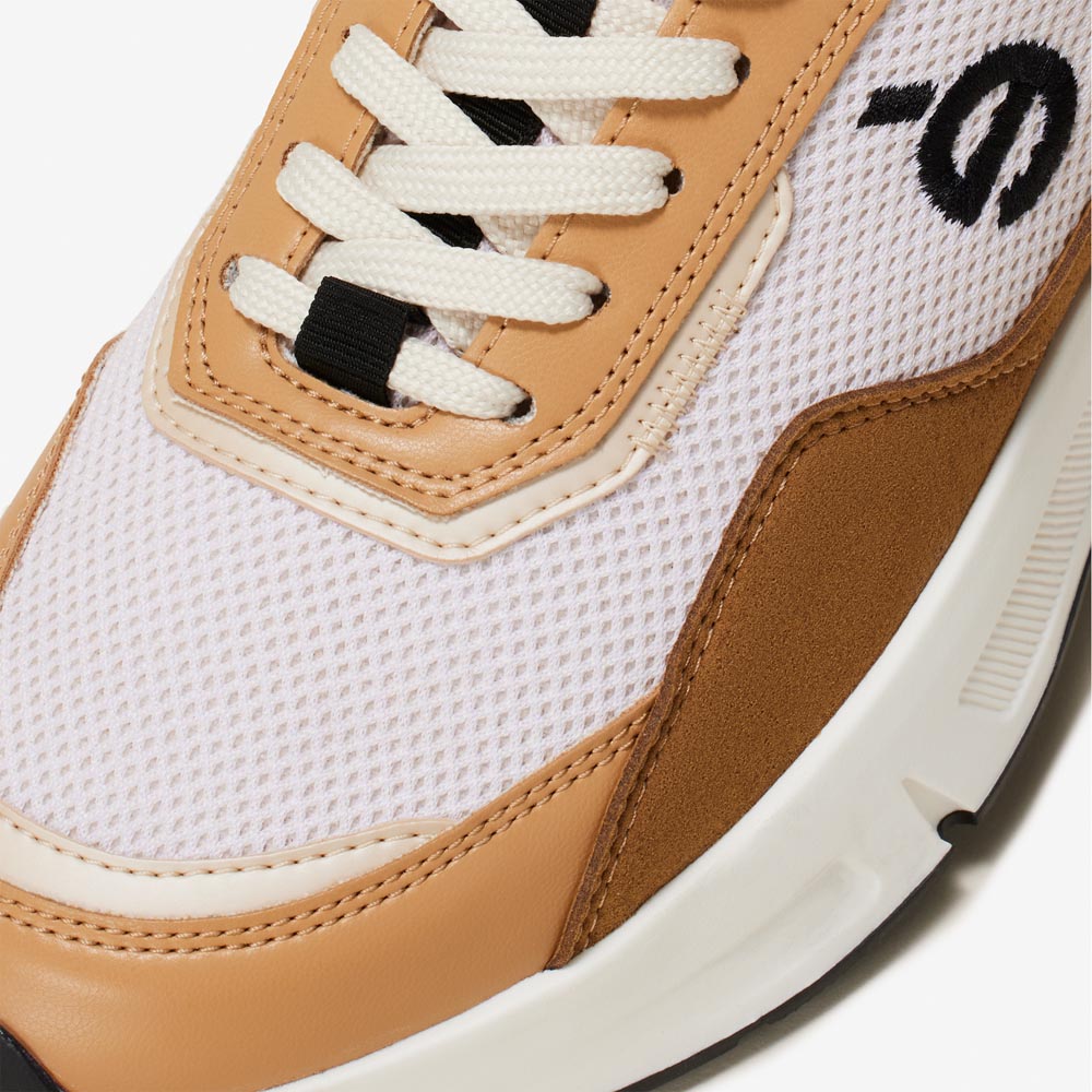 Sneakers vegan unisexes beige et noir