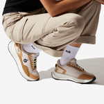 Sneakers vegan unisexes beige et noir