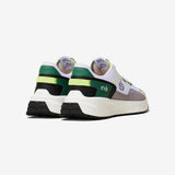 Sneakers vegan unisexes vert et jaune fluo